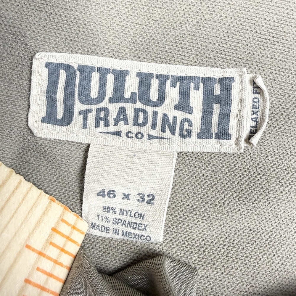 Duluth Trading Pants Mens 46x32 Tan Flexpedition Relaxed Fit Stretch Hiking EUC - Picture 6 of 14